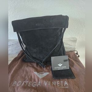 Bottega Veneta Black Suede Shoulder Bag
